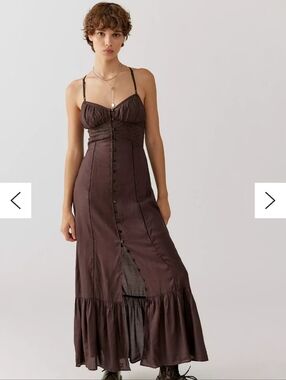 Urban Outfitters Silva Midi Slip Maxi Dress New With Tags Size Medium